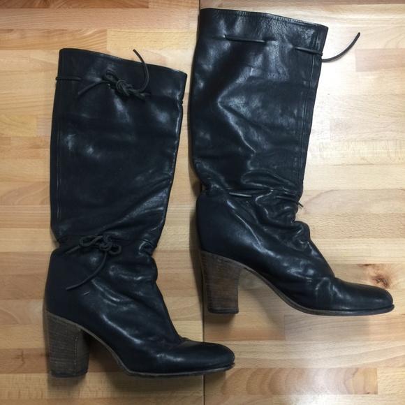 Fiorentini + Baker Leather Heel Boots - Picture 2 of 8